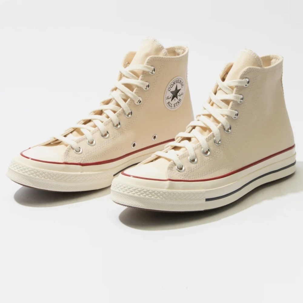 Converse High-Top Sneakers in Off-White